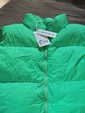 Active ZYIA' Bright Green Puffer Jacket